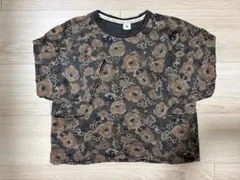 バースデイ　&mignon アンドミニョン　花柄トレーナー　110