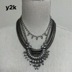 y2k ネックレス 派手　ストリート　パンク　グランジ　平成ギャル　チェーン