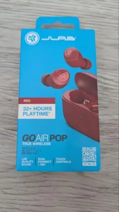 JLAB GO POP+ ワイヤレスイヤフォン スカーレットレッドのサムネイル
