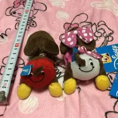 ◆ミッキー&ミニー◆お尻が可愛いマスコット◆2種セット◆