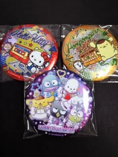 サンリオキャラクターズ キラキラBIG缶バッジ2 3個セット