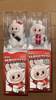 開封未使用品 2個セットLabubu ぬいぐるみ ラブブ コカコーラ
