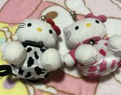 キティ ぬいぐるみ キーホルダー リュック 2個セット サンリオ ハローキティ