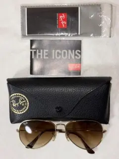 Ray-Ban アビエーター サングラス ゴールドフレーム