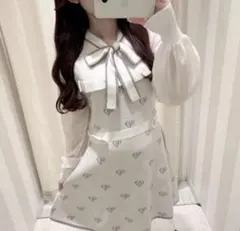 evelyn ロゴシフォンニットOPのサムネイル