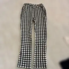 ギンガムチェック　女の子　春夏　パンツ 130サイズ　ジータ　ベルメゾン