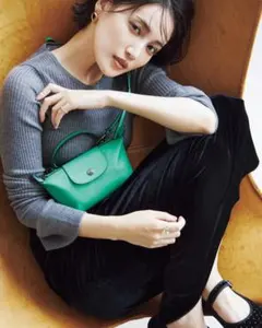 LONGCHAMP ル・プリアージュ ミニ ショルダーバッグ グリーンのサムネイル