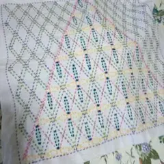 カラフル刺し子布巾