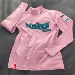 le coq sportif GOLF 裏起毛ハイネックウェア L ピンク 長袖