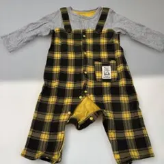 サロペット風前開きカエルロンパース 80サイズ