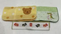 子ども用 タオルハンカチ 3枚セット