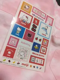 ハローキティ 切手風ステッカーシート