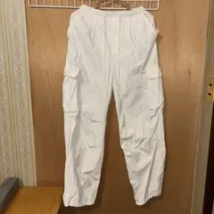 ホワイトカーゴパンツ レディース