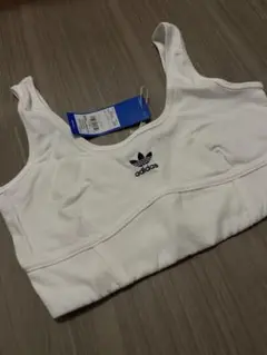 adidas ホワイト ブラトップ XL