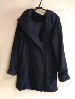 grffi レディースハーフコート　ムートン風　ブラック　L