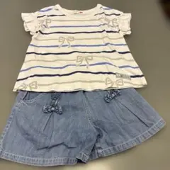 ニットプランナー　kp リボンTシャツ セットアップのサムネイル