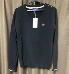 ニットセーターバーバリーブルーレーベルＢＵＲＢＥＲＲＹロゴ入値下人気ブランド新品