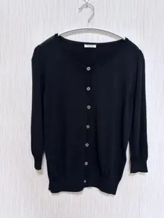 GLACIER ブラック カーディガン Lサイズ