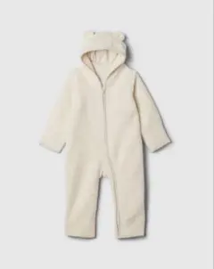 ベビーギャップ　くまさんボアボディオール　白