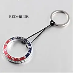 GMTベゼル風 赤と青 キーリング - メルカリ