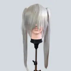 アシストウィッグ 70cm スリムバンス ホワイトシルバー フリーレン やちよのサムネイル