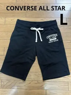 CONVERSE ALL STAR スウェットショートパンツ ブラックLのサムネイル