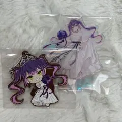 常闇トワ　一番くじ　アクスタ　ラバーチャーム