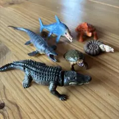 海洋生物などのフィギュアセット　5体