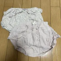 バースデイ　teteatete futafuta ベビーブルマ　70〜80 2枚