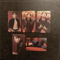 ジョングク① BTS フォトカード5枚セット