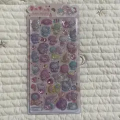 サンリオキャラクターズ　うるちゅるポップシール　ボンボンドロップシール ピンク