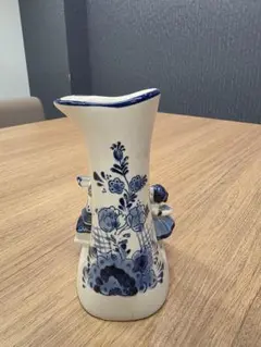 デルフトブルー 花瓶 ピッチャー型 陶器 - メルカリ