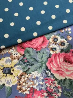 26♬ෆ˚*年末セール・【95cm×2枚】キャスキッドソン・デニム生地