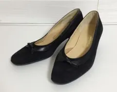 ★No34638 銀座ヨシノヤ 外反母趾対策 パンプス ヒール 22