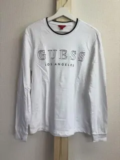GUESS ホワイト ロングスリーブ Tシャツ Sサイズ　ユニセックスのサムネイル