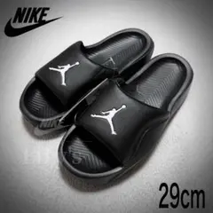 【29cm】ジョーダンサンダル　黒白　JORDAN　ブラック　新品未使用　ナイキのサムネイル