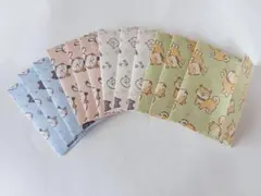 しばねこ柄 ミニ封筒 12枚 デザインペーパー ハンドメイド ミニ袋