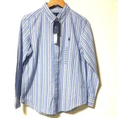 Polo Ralph Lauren 長袖シャツ ブルーストライプ M 新品未使用
