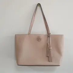 Tory Burch ベージュ レザー ショルダーバッグ