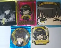 ブルーロック　スマイルベースカフェ　天狗茶亭 缶バッジ 　カード　特典　蜂楽廻