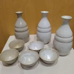陶器製 徳利と盃 セット