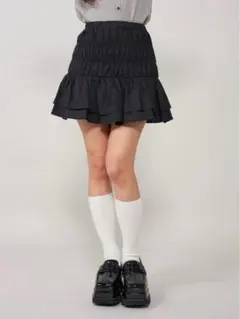 Darich シャーリングフリルミニスカート
