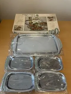 ステンレス製トレーセット