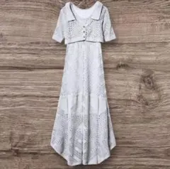 【新品未使用】REDYAZEL ニットワンピース カーディガンセット グレー