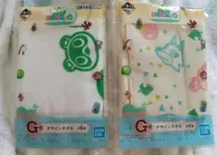あつまれ どうぶつの森 一番くじ G賞 デザインタオル 2枚セットのサムネイル
