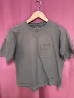 無印良品 ポケットTシャツ カーキ Mサイズ