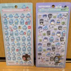 正規品 ボンボンドロップミニシール はぴだんぶい　ハンギョドン 2シートセット