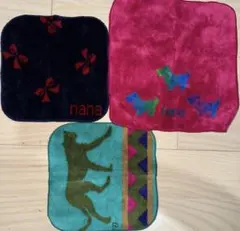 nana タオルハンカチ　3点セット　未使用品