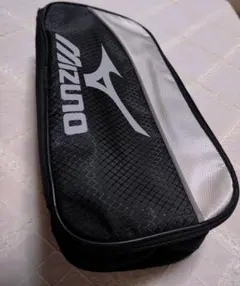 Mizuno スパイク・シューズケース 黒/銀