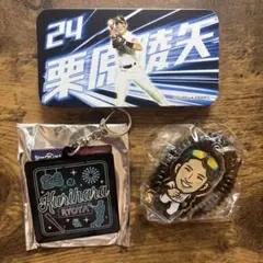 福岡ソフトバンクホークス 栗原陵矢 若鷹ガチャ スライド缶ケース キーホルダー